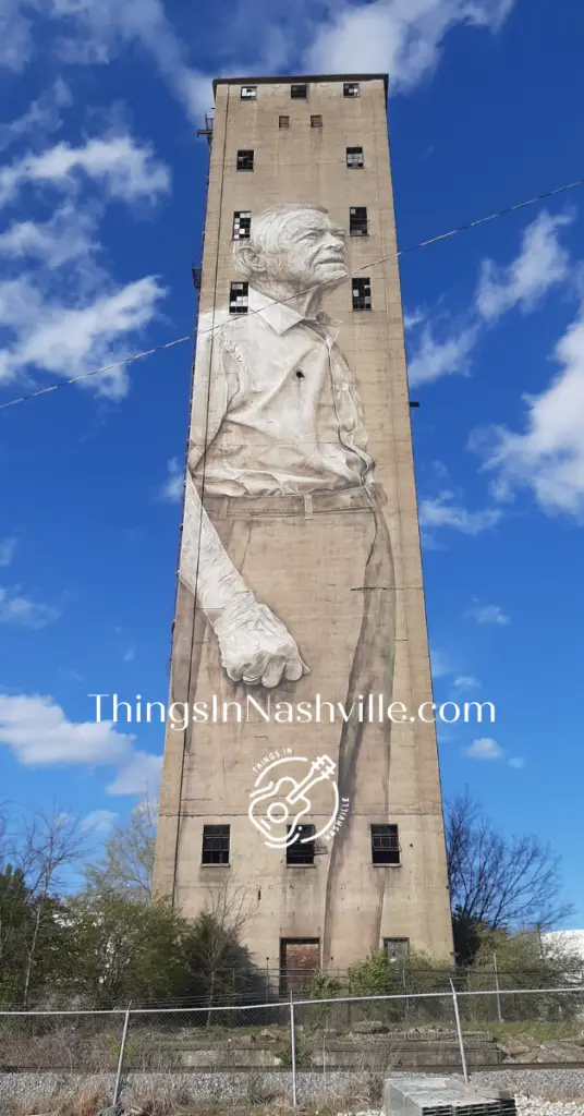 Silo Mural of West Nashville